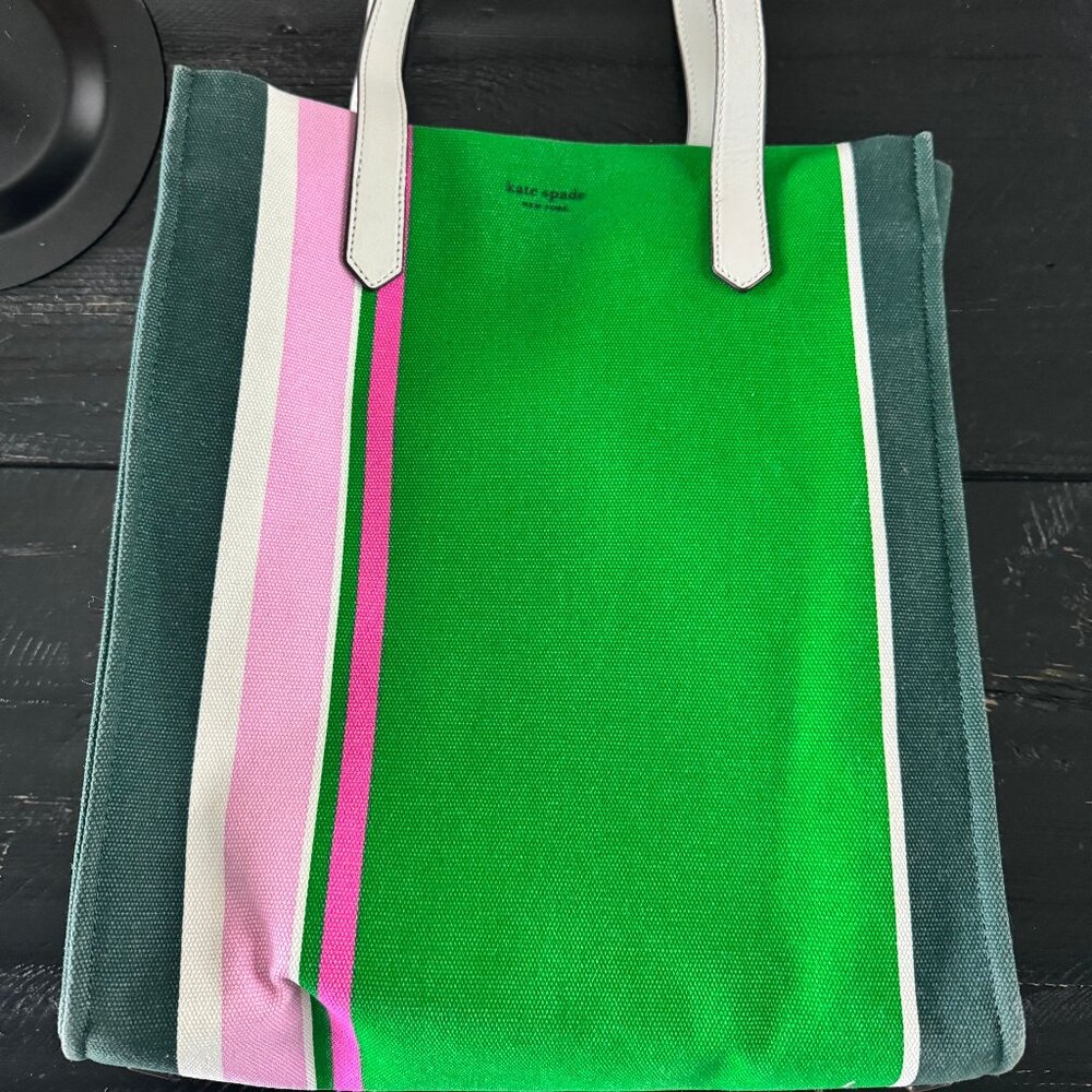 Kate Spade Kitt Stripe Extra Large Tote Bag - Picture 2 of 11